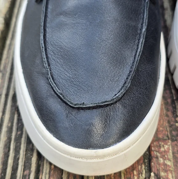 Vionic Womens Uptown Black Leather Loafer, Slip-on, Sz 10 Wide - Picture 3 of 12